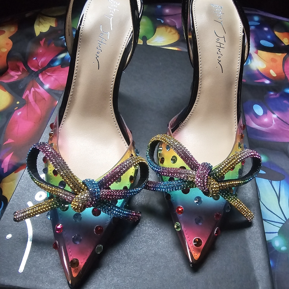 Betsy Johnson Rainbow Heels